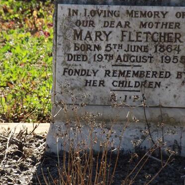 FLETCHER Mary 1864-1955