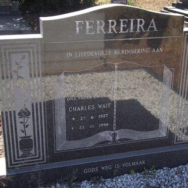 FERREIRA Charles Wait 1927-1998