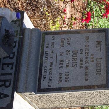 FERREIRA Doris 1906-1989