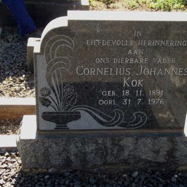 KOK Cornelius Johannes 1891-1976