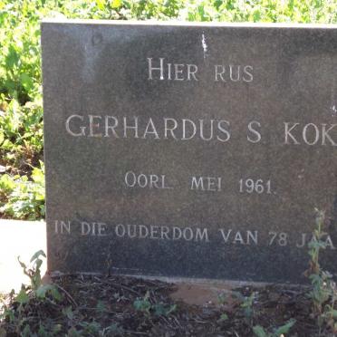 KOK Gerhardus S. -1961