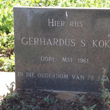 KOK Gerhardus S. -1961