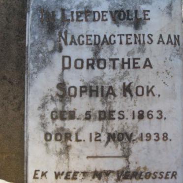 KOK Dorothea Sophia 1863-1938