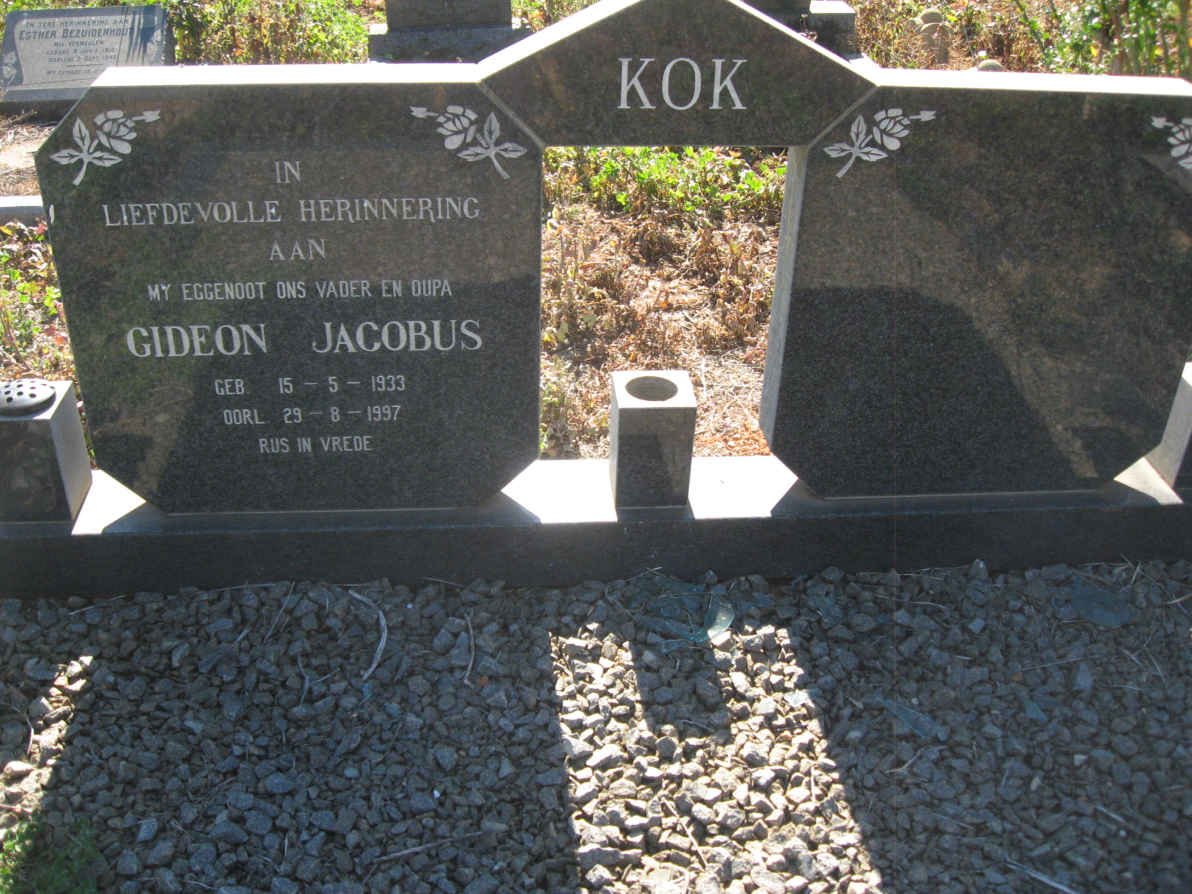 KOK Gideon Jacobus 1933-1997