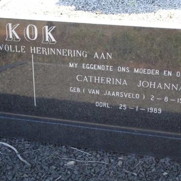 KOK F.G.J. 1913-1996 &amp; Catherina Johanna VAN JAARSVELD 1920-1989