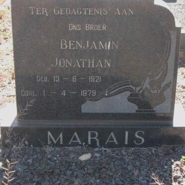 MARAIS Benjamin Jonathan 1921-1979