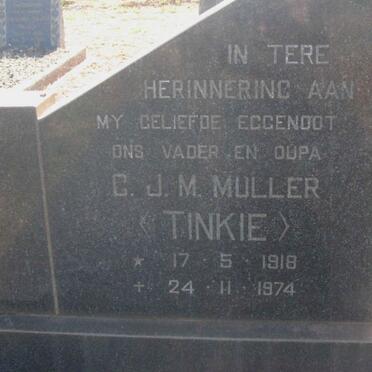 MULLER C.J.M. 1918-1974