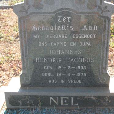 NEL Johannes Hendrik Jacobus 1903-1975
