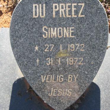 PREEZ Simone, Du 1972-1972