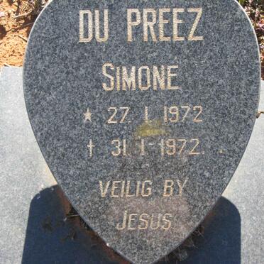 PREEZ Simone, Du 1972-1972