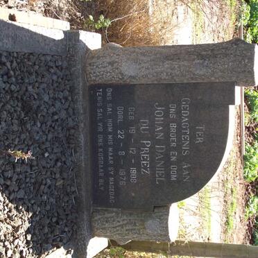 PREEZ Johan Daniel, du 1908-1976
