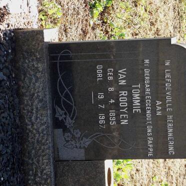 ROOYEN Tommie, van 1895-1967