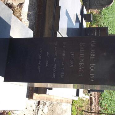 RAUTENBACH Marjorie Louisa nee FERREIRA 1896-1962