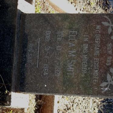 SMIT Ella M. 1921-1964