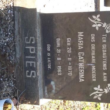 SPIES Maria Catharina 1870-1963