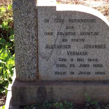 VERMAAK Alexander Johannes 1949-1956