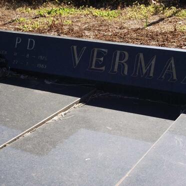 VERMAAK P.D. 1926-1983