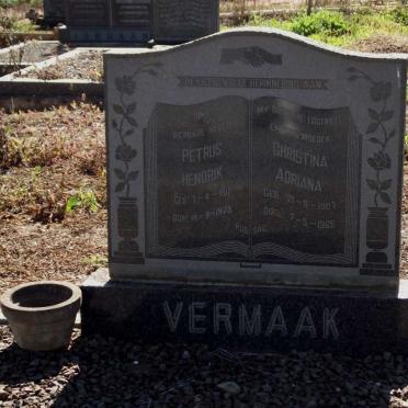 VERMAAK Petrus Hendrik 1912-1975 &amp; Christina Adriana 1907-1965