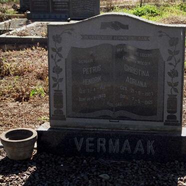 VERMAAK Petrus Hendrik 1912-1975 &amp; Christina Adriana 1907-1965