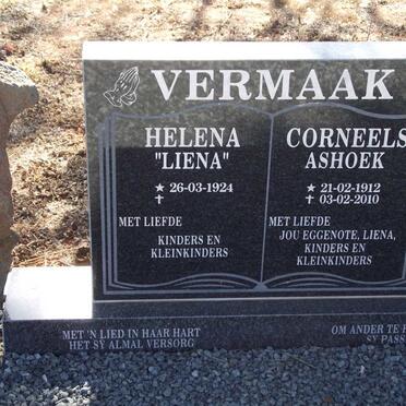 VERMAAK  Corneels 1912-2010 &amp; Helena 1924-