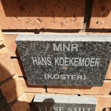 KOEKEMOER Hans