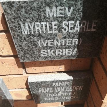 SEARLE Myrtle nee VENTER