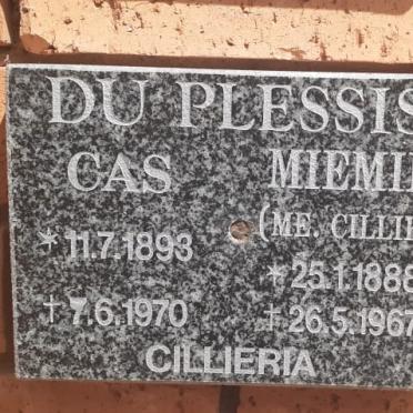 PLESSIS Cas, du 1893-1970 &amp; Miemie 1888-1967