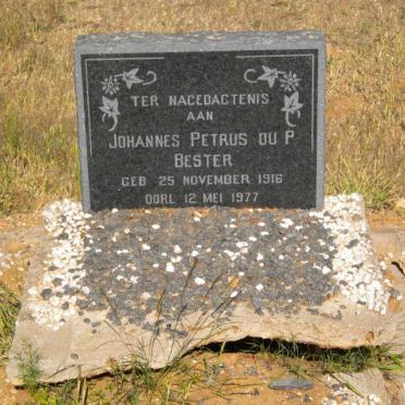 BESTER Johannes Petrus du P. 1916-1977
