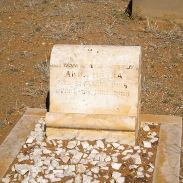BOTHA Anna 1923-1923