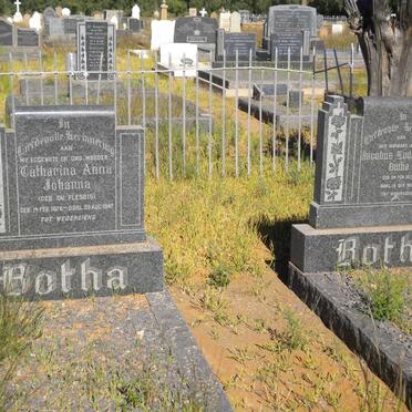 BOTHA Jacobus Lodewucus 1874-1950 &amp; Catharina Anna Johanna DU PLESSIS 1876-1947