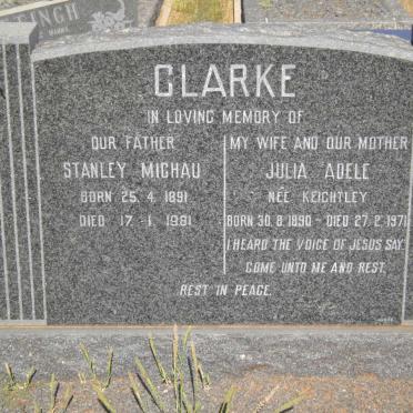CLARK Stanley Michau 1891-1981 &amp; Julia Adele KEIGHTLEY 1890-1971 :: CLARK Olive Muriel -1921 