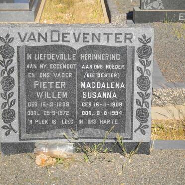 DEVENTER Pieter Willem, van 1899-1972 &amp; Magdalena Susanna BESTER 1909-1994