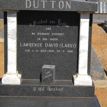 DUTTON Lawrence David 1939-1986