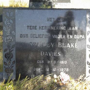 DAVIES Stanley Blake 1910-1975