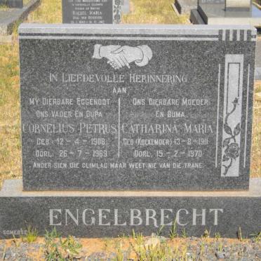 ENGELBRECHT Cornelius Petrus 1908-1969 &amp; Catharina Maria KOEKEMOER 1911-1970