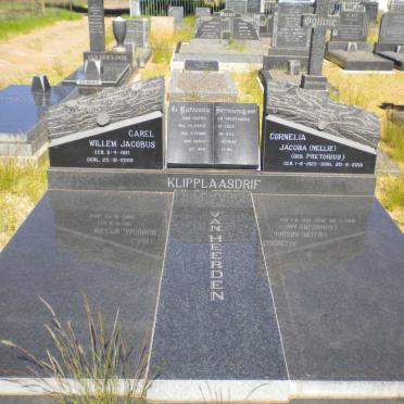 HEERDEN Carel Willem Jacobus, van 1921-2000&amp; Cornelia Jacoba PRETORIUS 1923-2001