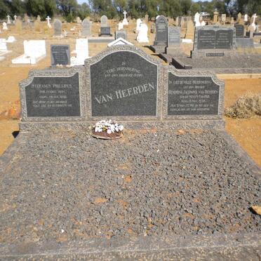HEERDEN Stefanus Phillipus, van 1891-1956 &amp; Hendrina Jacomina DE WET 1901-1958