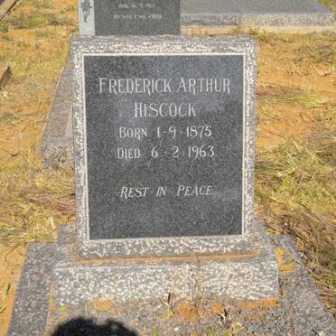 HISCOCK Frederick Arthur 1875-1963