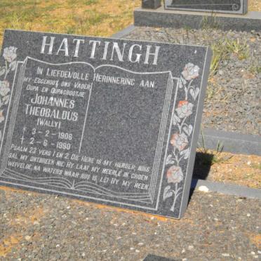 HATTINGH Johannes Theobaldus 1906-1990