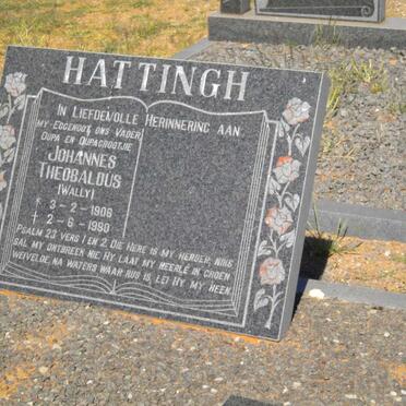 HATTINGH Johannes Theobaldus 1906-1990