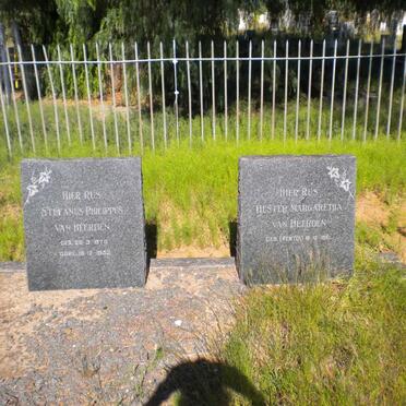 HEERDEN Stefanus Philippus, van 1879-1952 &amp; Hester Margaretha VENTER 1881-