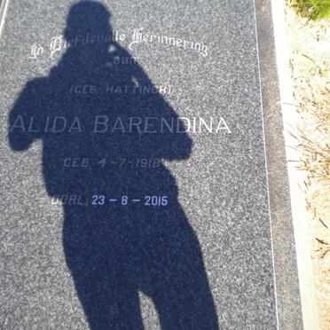 HATTINGH Alida Barendina nee HATTINGH 1918-2015