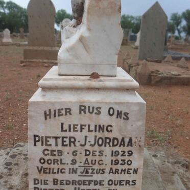 JORDAAN Pieter J. 1929-1930