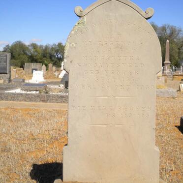 JAARSVELD Machteld Margaretha, van nee VENTER 1889-1933