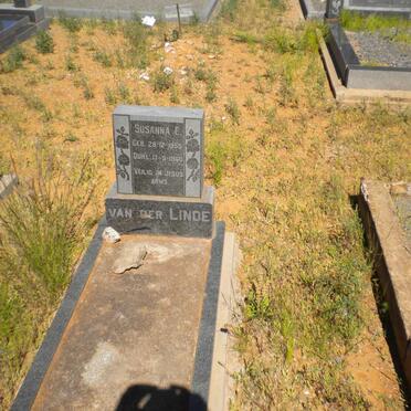 LINDE Susanna E., van der 1958-1960