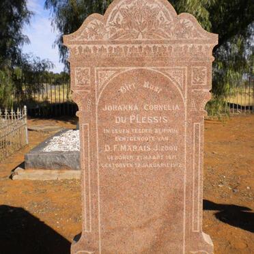 MARAIS Daniel Francois 1868-1945 &amp; Johanna Cornelia DU PLESSIS 1871-1912
