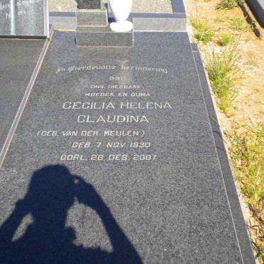 Cecilia Helena Claudina nee VAN DER MEULEN 1930-2007