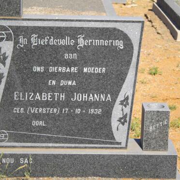 PHILLIPS John Henry 1928-1988 &amp; Elizabeth Johanna VORSTER 1932-