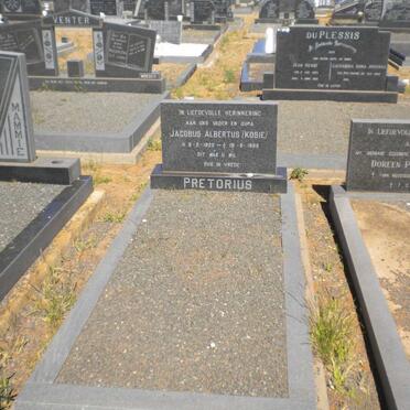 PRETORIUS Jacobus Albertus 1920-1989