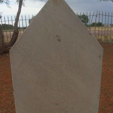 PRETORIUS Andries Petrus 1822-1898